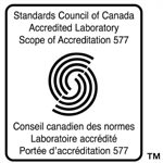 Standards Coucil of Canada Accredited Laboratory Scope of Accreditation 577